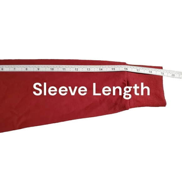 Ellen Tracy | Women's Jolly Crewneck Sweatshirt | Red | NWT - Picture 5 of 6